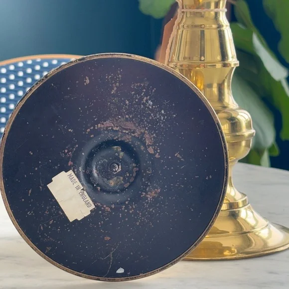 Brass Candle Holders - Set of two - Picture 5 of 5